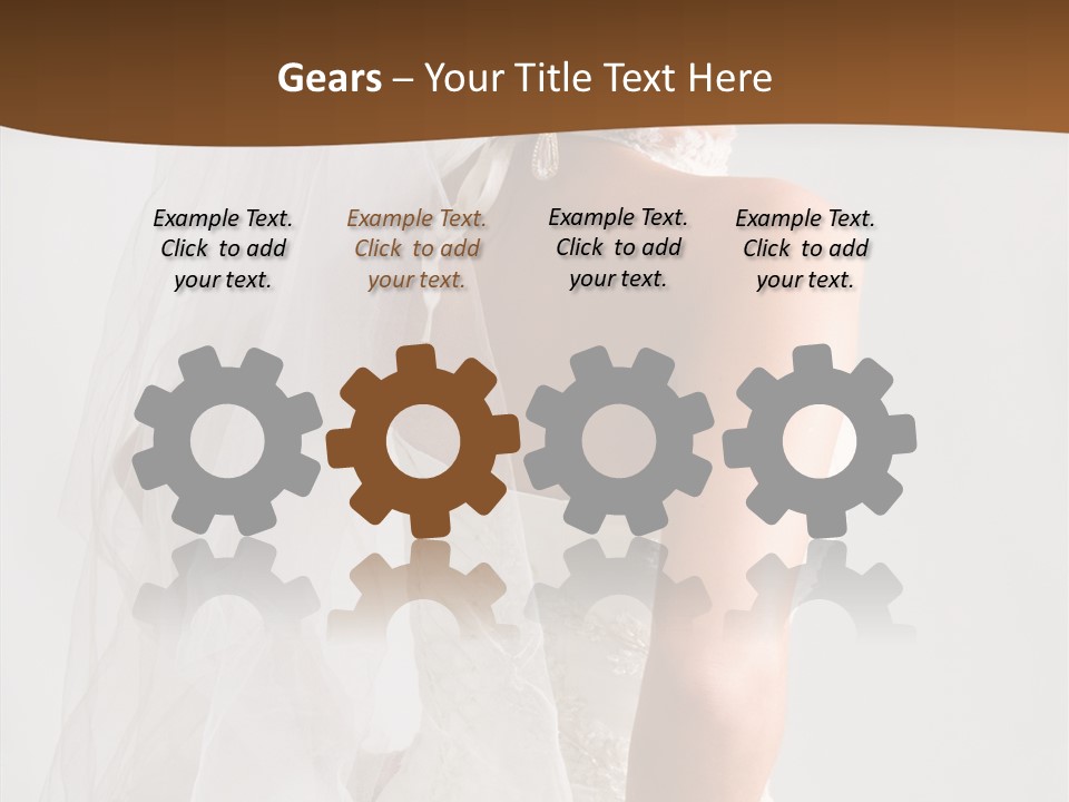 Celebration Bride Fiancee PowerPoint Template