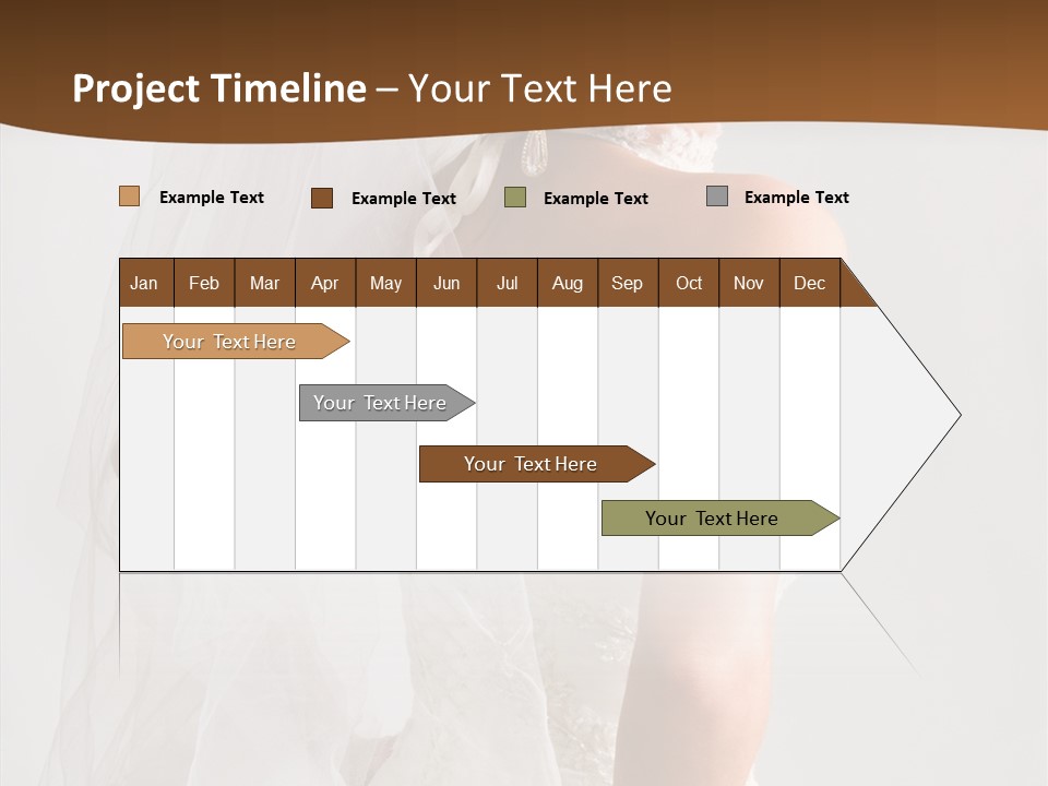Celebration Bride Fiancee PowerPoint Template