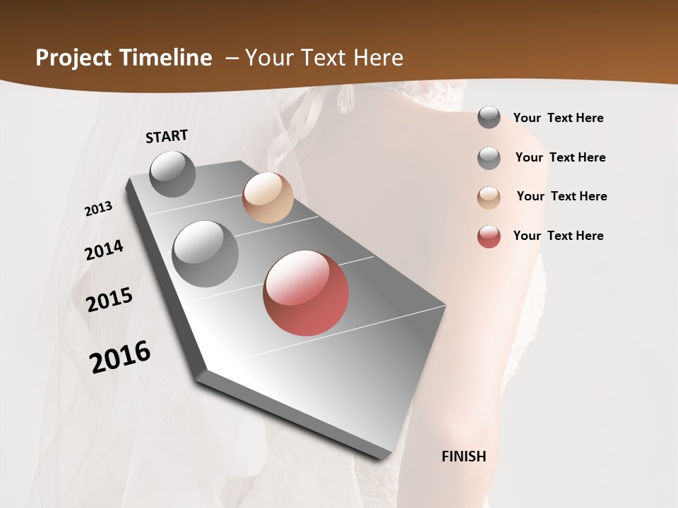 Celebration Bride Fiancee PowerPoint Template