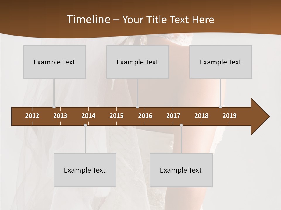 Celebration Bride Fiancee PowerPoint Template