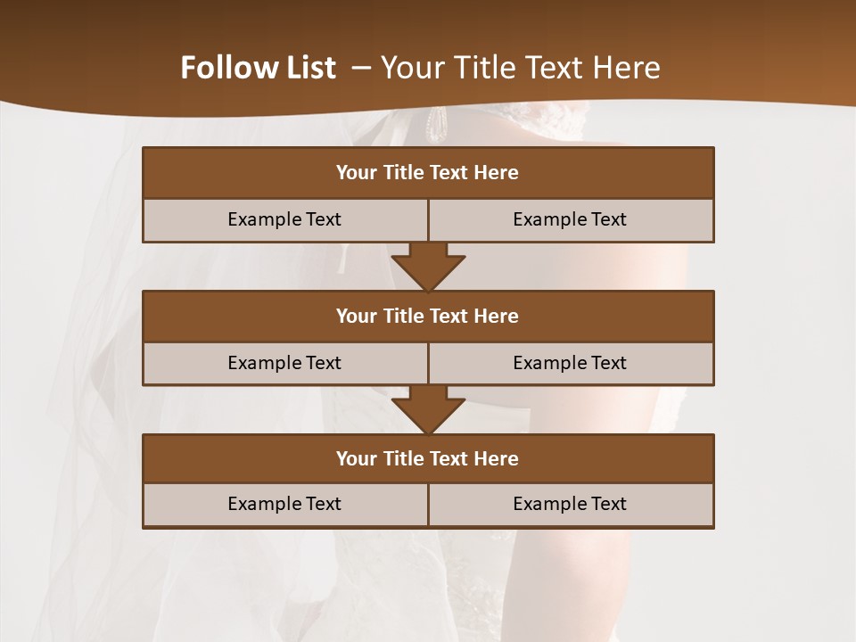 Celebration Bride Fiancee PowerPoint Template