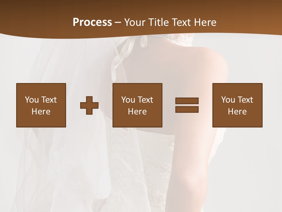 Celebration Bride Fiancee PowerPoint Template