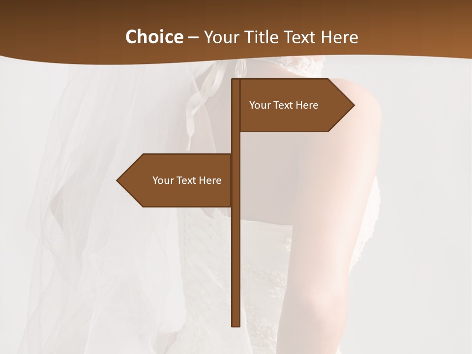 Celebration Bride Fiancee PowerPoint Template