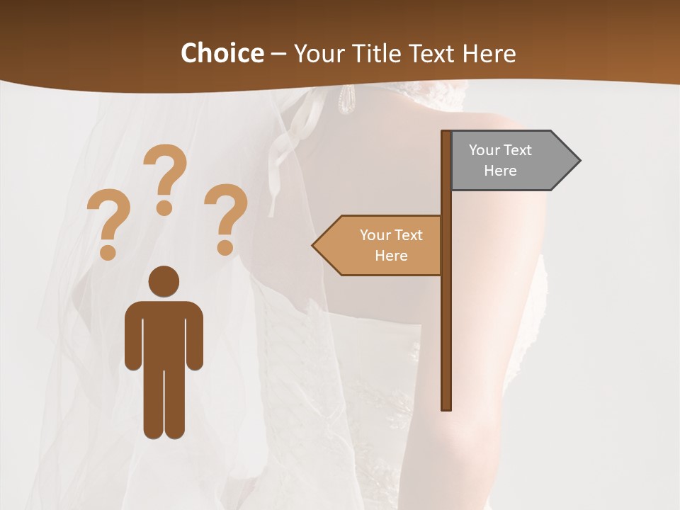 Celebration Bride Fiancee PowerPoint Template