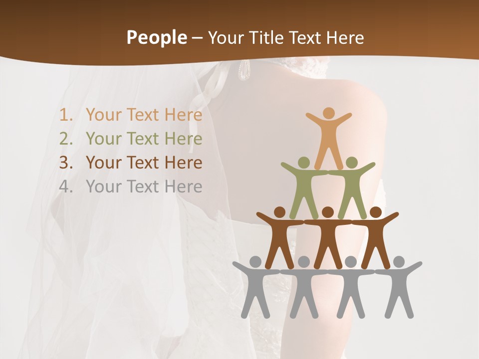 Celebration Bride Fiancee PowerPoint Template