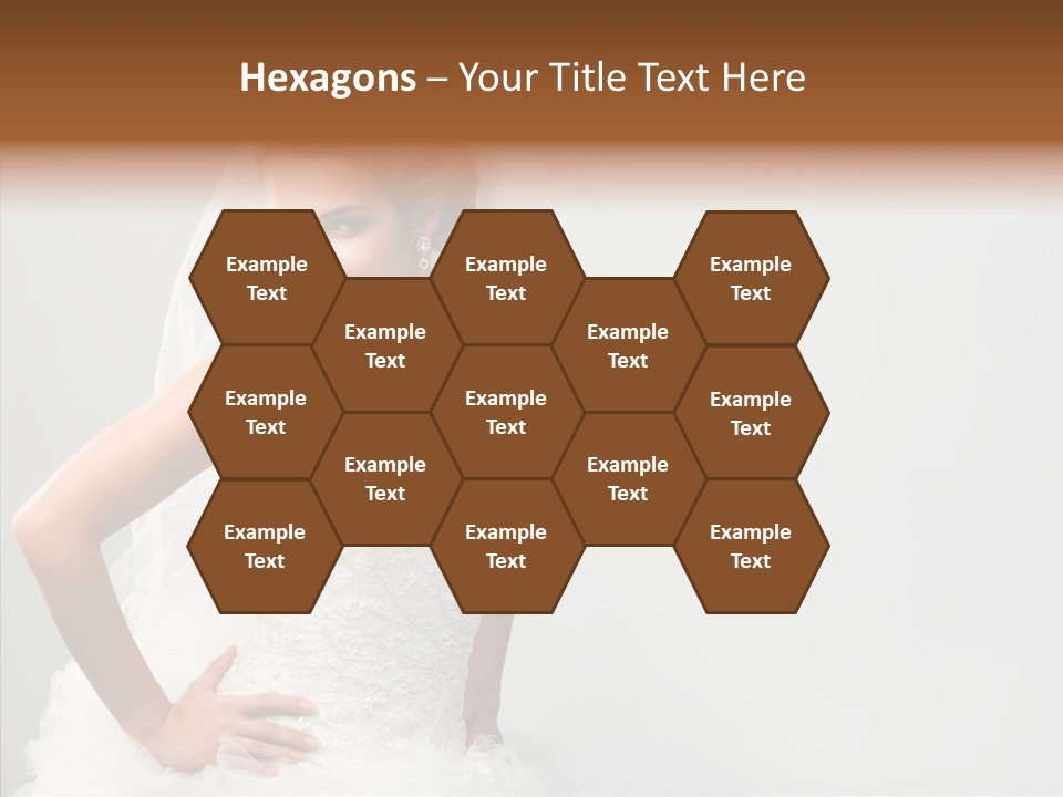 Wedding Charming Woman PowerPoint Template