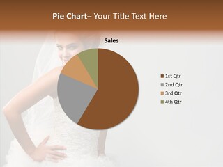 Wedding Charming Woman PowerPoint Template