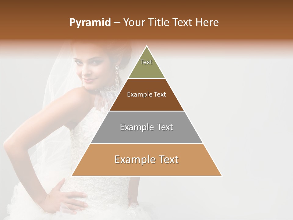 Wedding Charming Woman PowerPoint Template