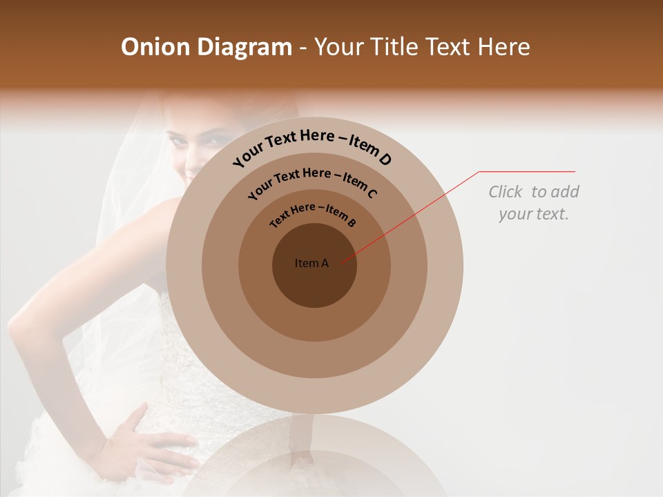 Wedding Charming Woman PowerPoint Template