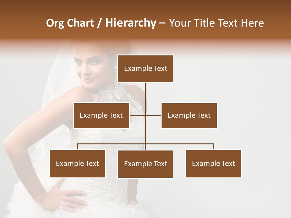 Wedding Charming Woman PowerPoint Template