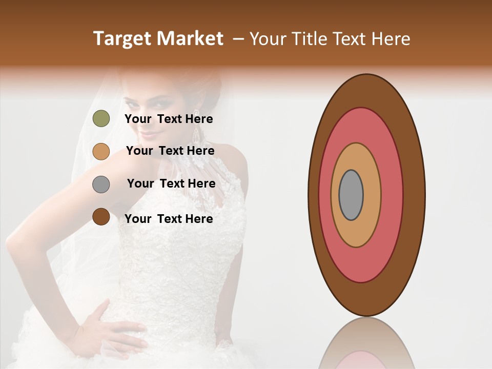 Wedding Charming Woman PowerPoint Template