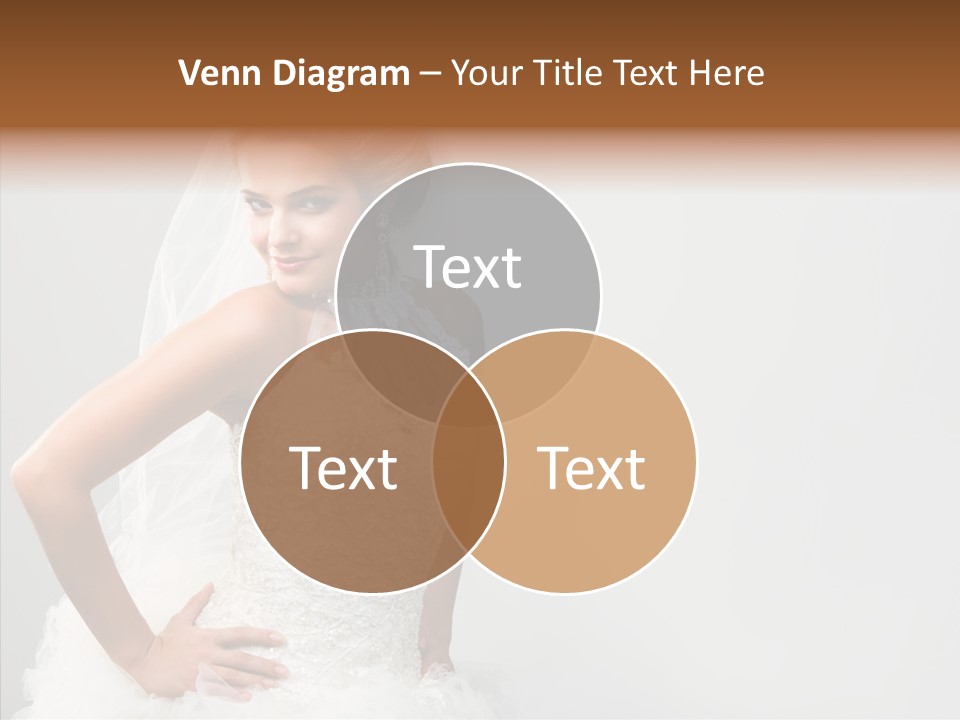 Wedding Charming Woman PowerPoint Template