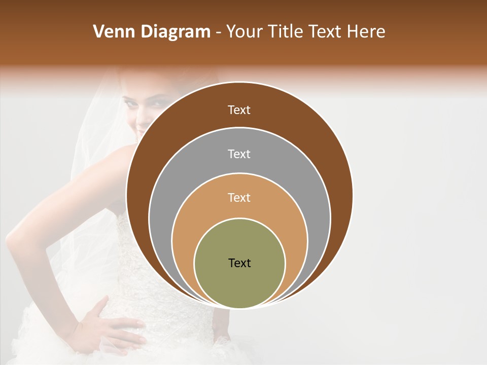 Wedding Charming Woman PowerPoint Template