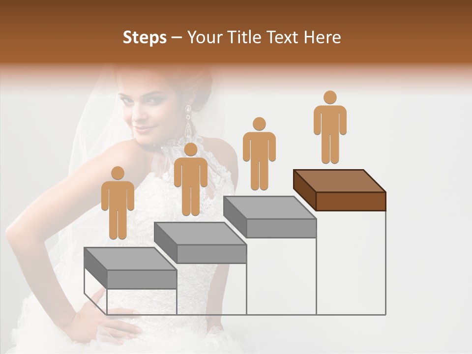 Wedding Charming Woman PowerPoint Template