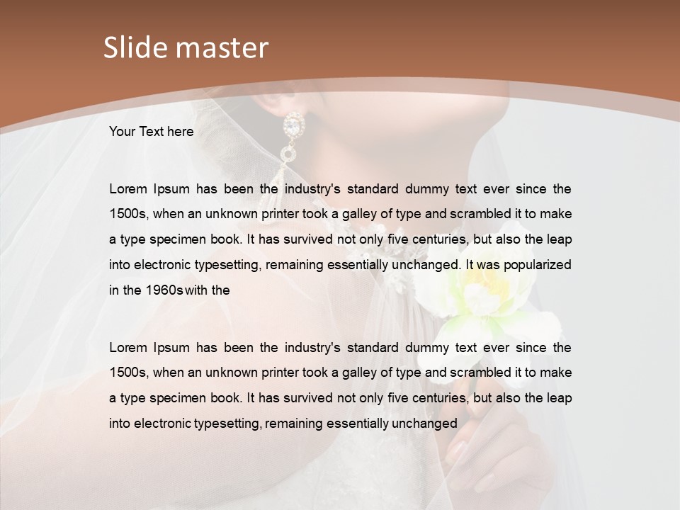 Beautiful Accessory Holds PowerPoint Template