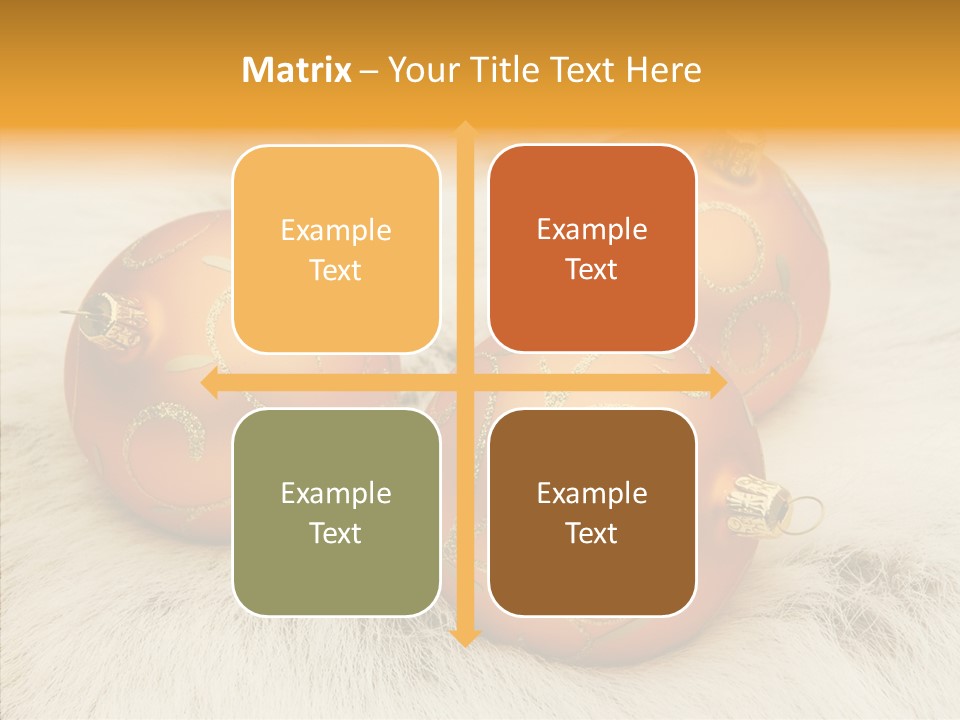 Three Fur Winter PowerPoint Template