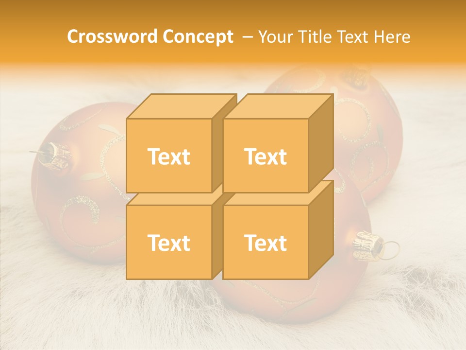 Three Fur Winter PowerPoint Template