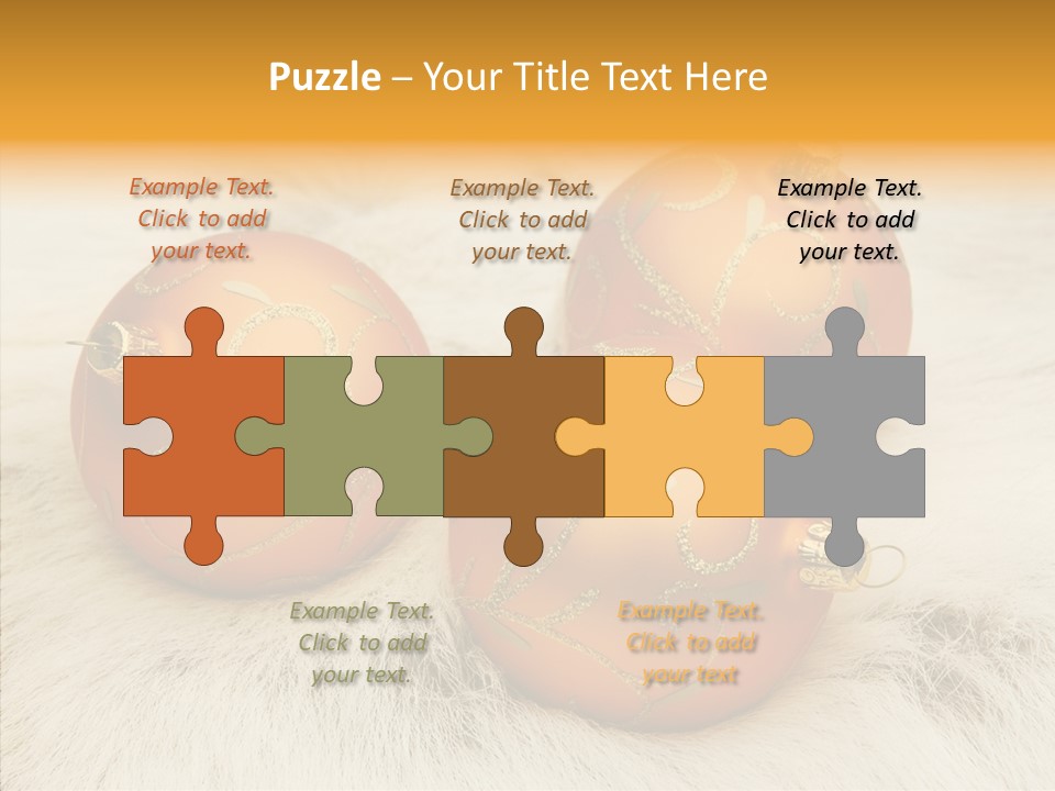 Three Fur Winter PowerPoint Template