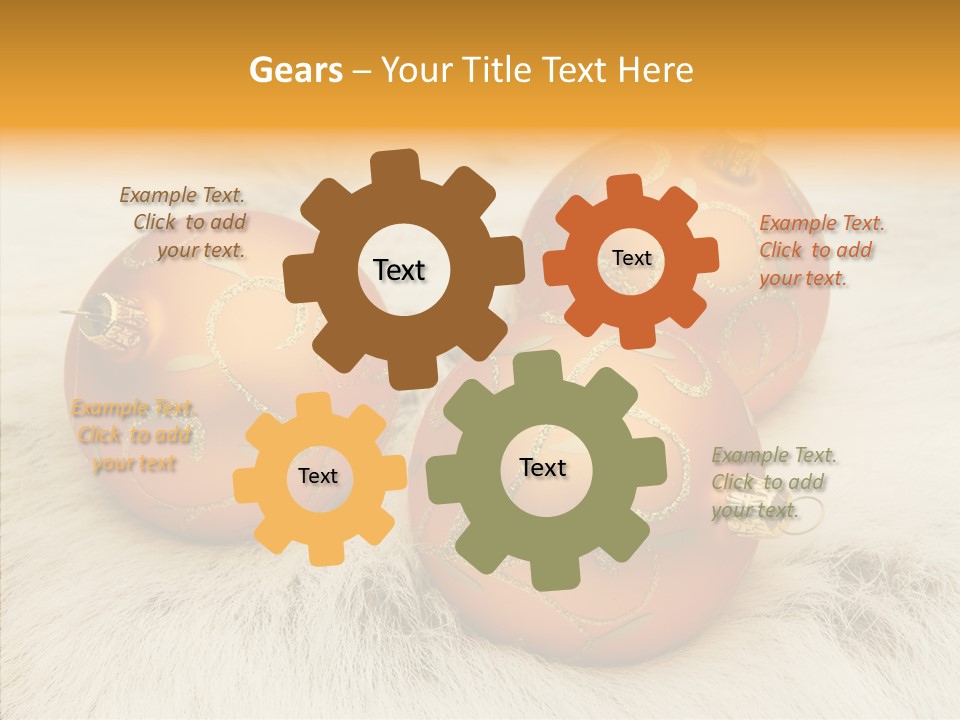 Three Fur Winter PowerPoint Template