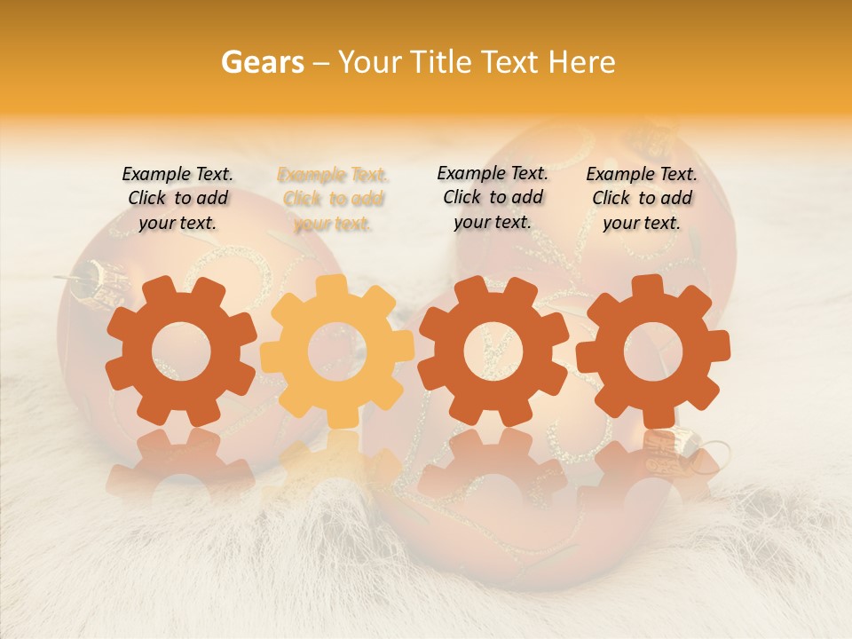 Three Fur Winter PowerPoint Template