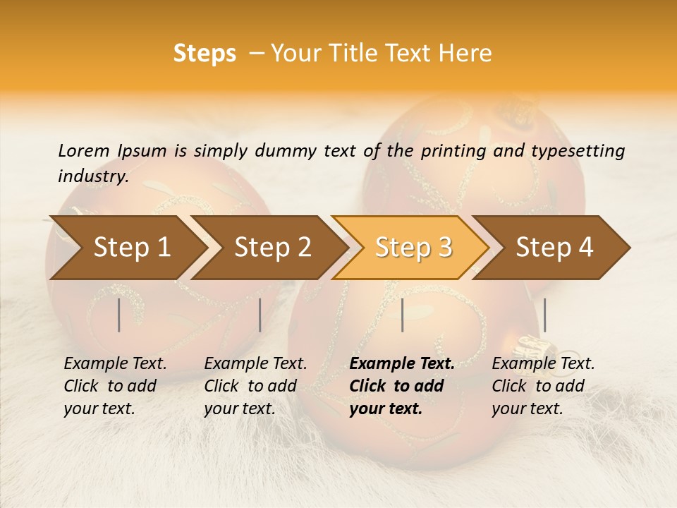 Three Fur Winter PowerPoint Template