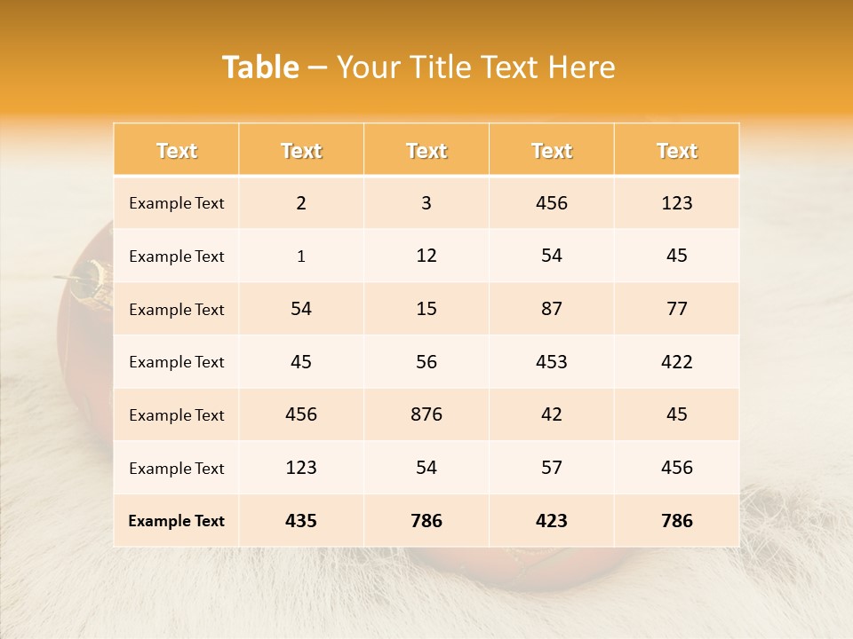 Three Fur Winter PowerPoint Template