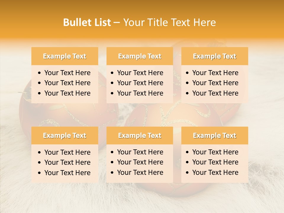 Three Fur Winter PowerPoint Template