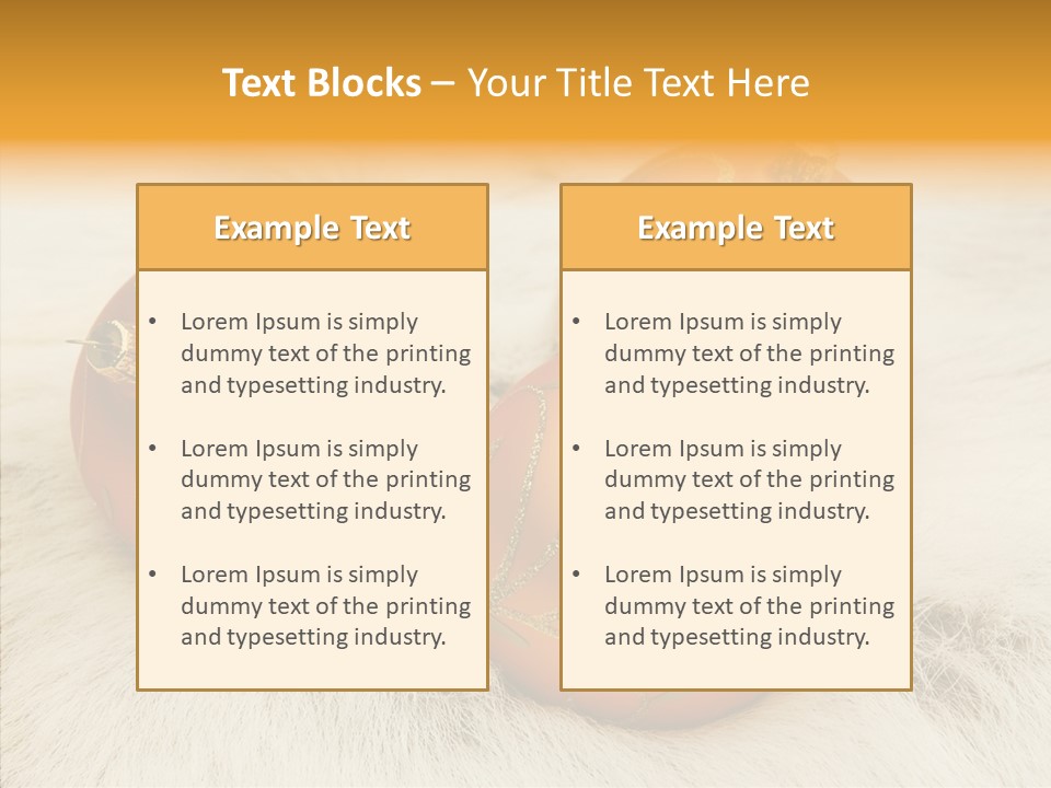 Three Fur Winter PowerPoint Template