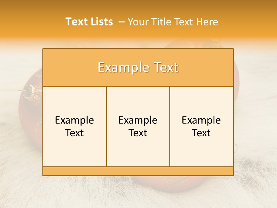 Three Fur Winter PowerPoint Template