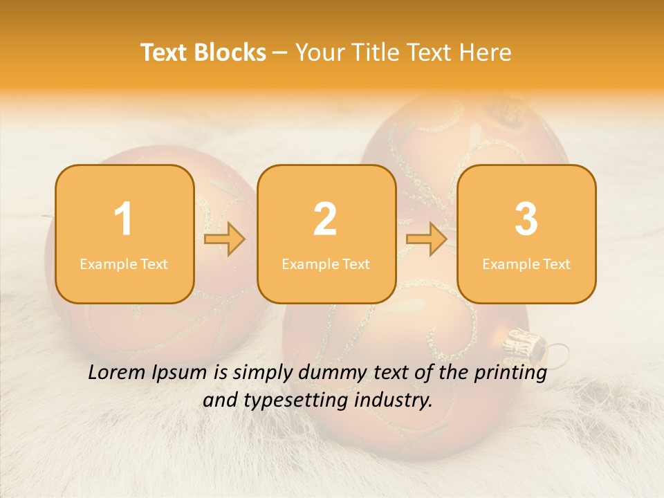 Three Fur Winter PowerPoint Template