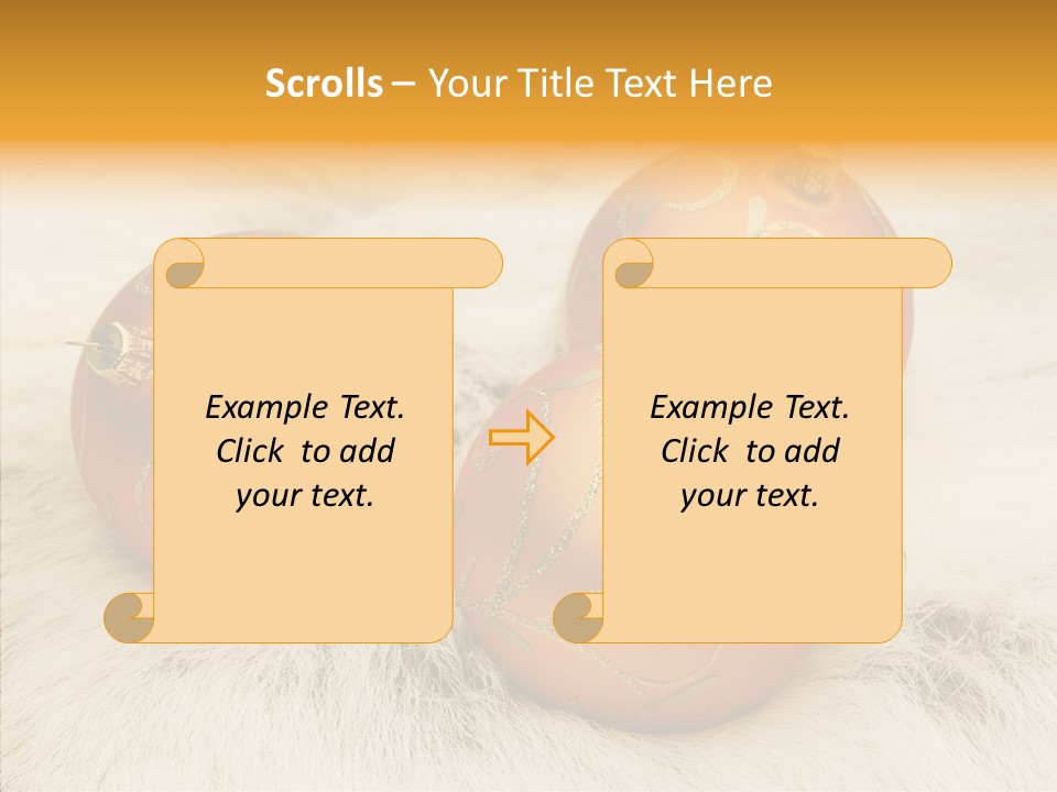 Three Fur Winter PowerPoint Template