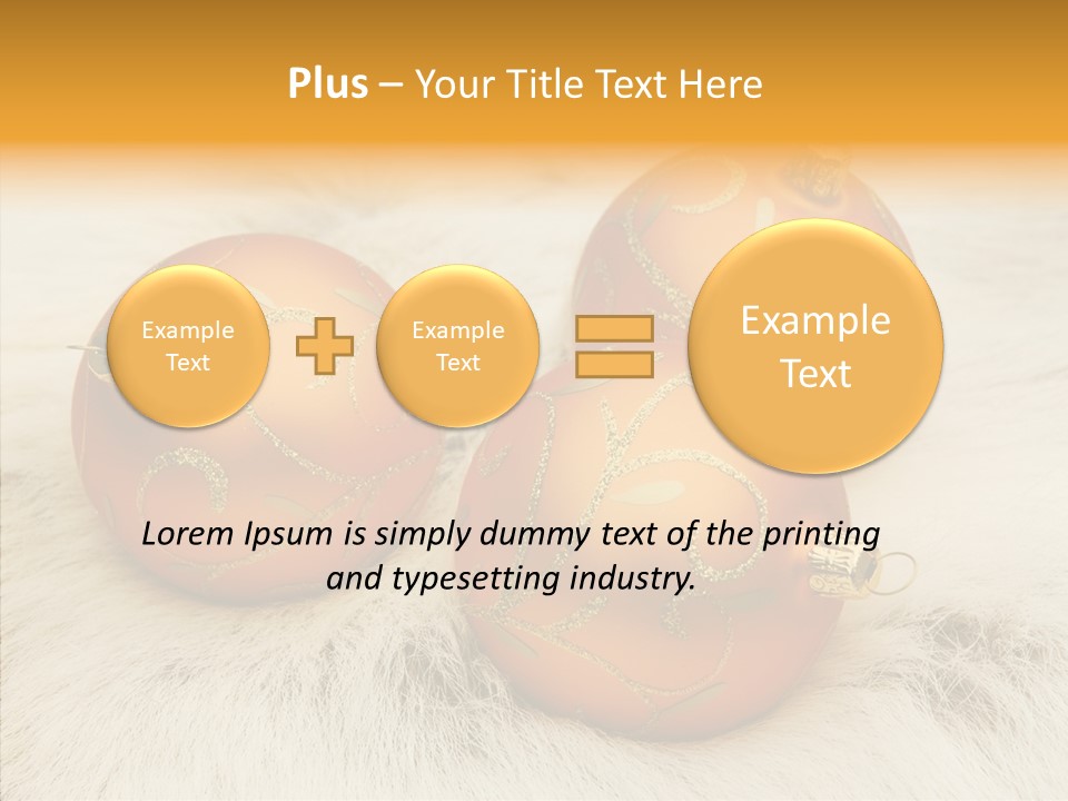 Three Fur Winter PowerPoint Template