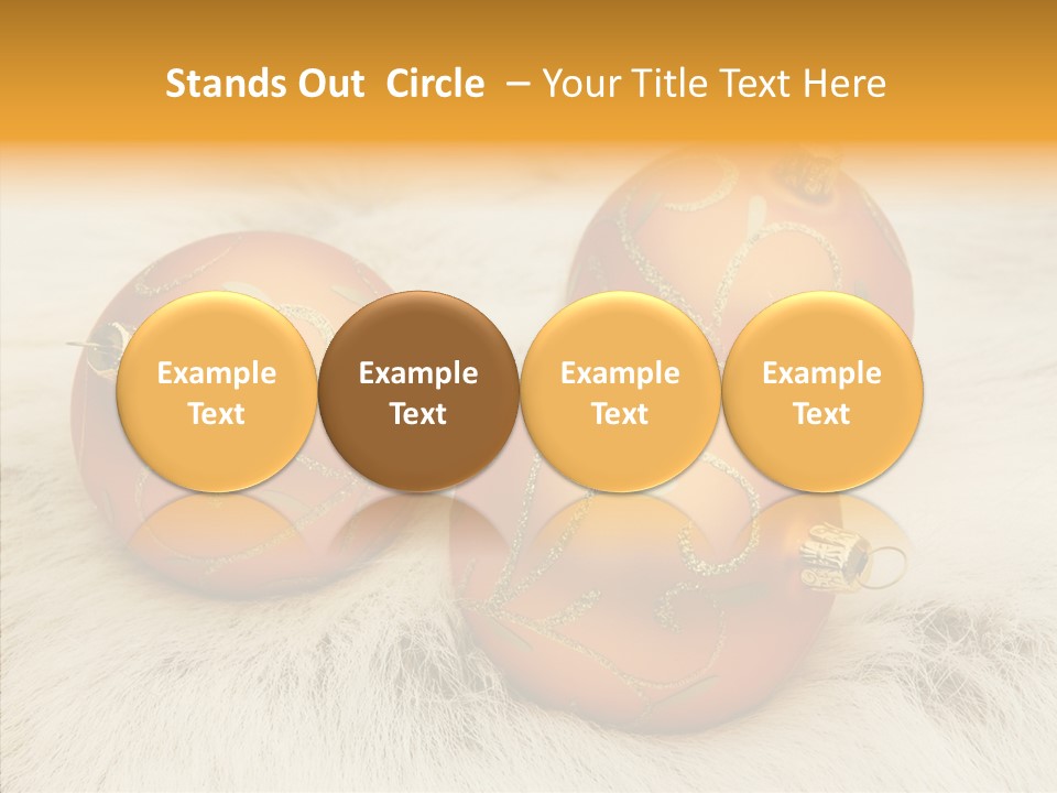 Three Fur Winter PowerPoint Template