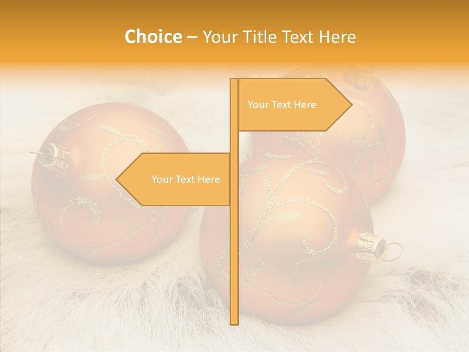 Three Fur Winter PowerPoint Template