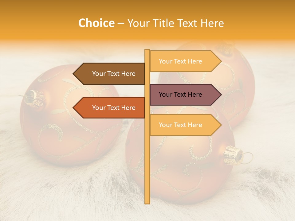 Three Fur Winter PowerPoint Template