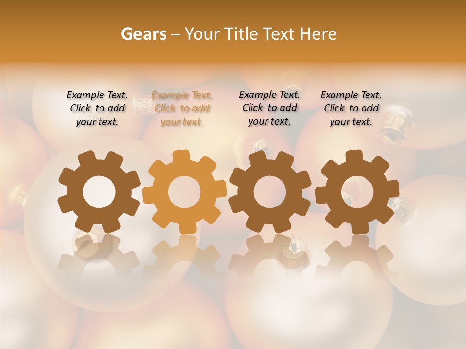 Gold Reflection Tradition PowerPoint Template