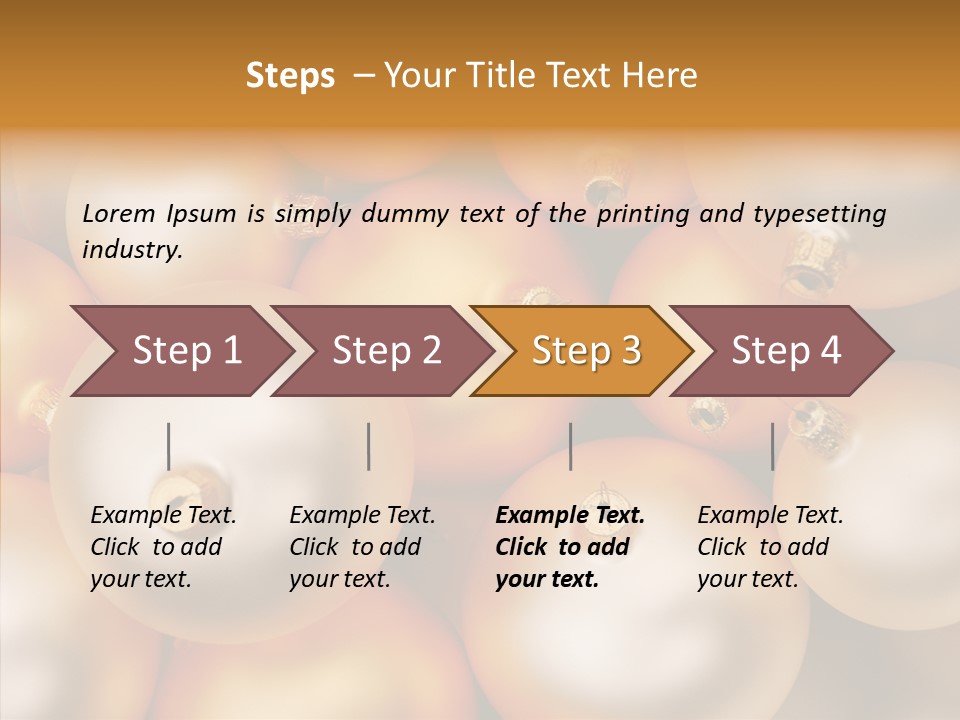 Gold Reflection Tradition PowerPoint Template