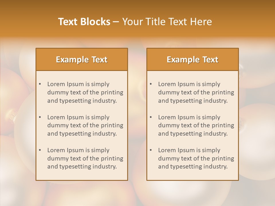 Gold Reflection Tradition PowerPoint Template