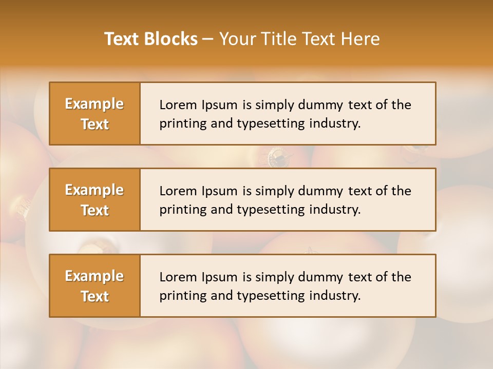 Gold Reflection Tradition PowerPoint Template