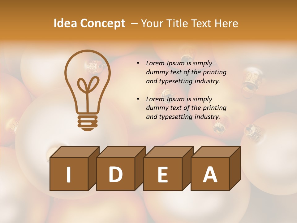 Gold Reflection Tradition PowerPoint Template