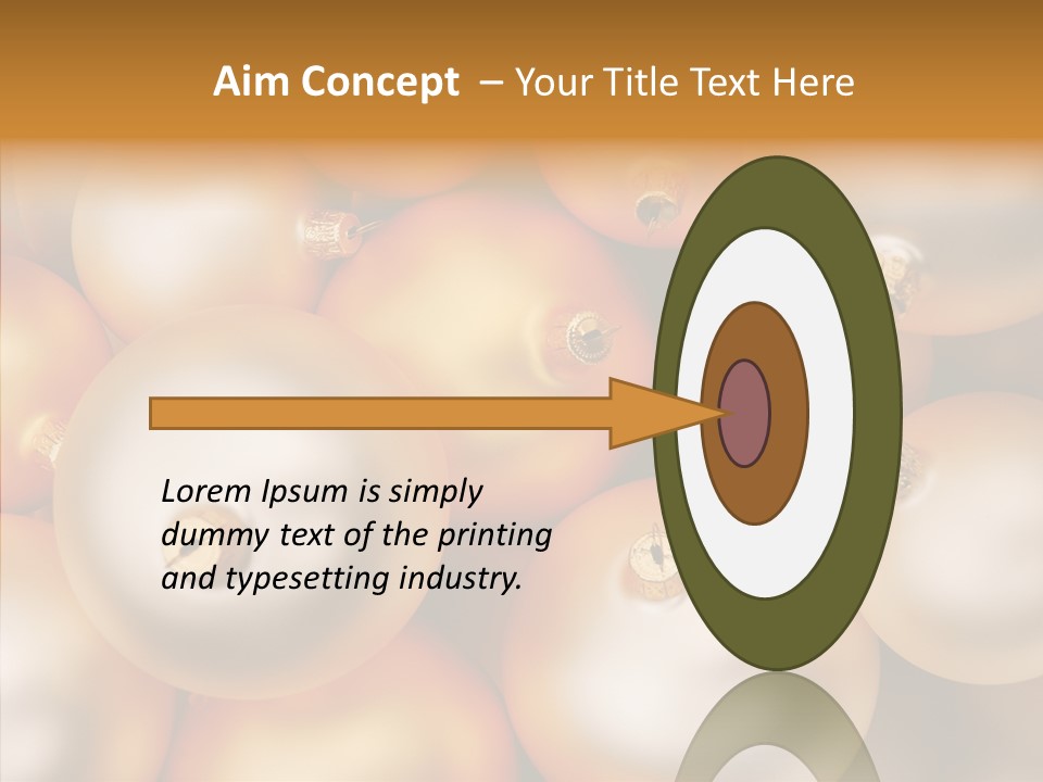 Gold Reflection Tradition PowerPoint Template