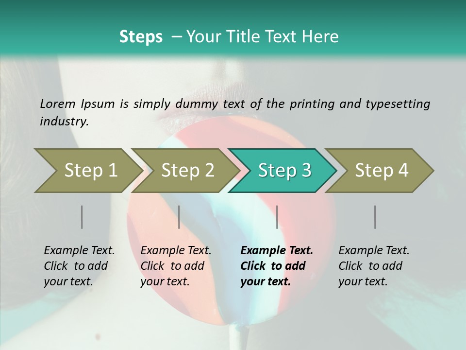 Skin Young Fashionable PowerPoint Template