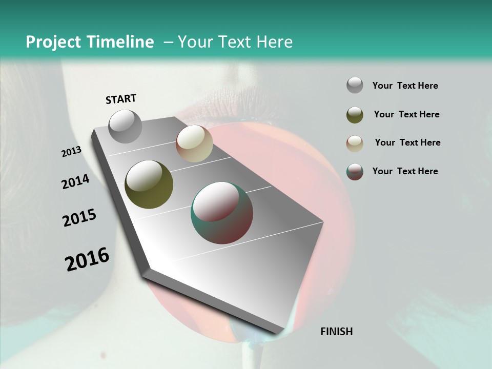 Skin Young Fashionable PowerPoint Template