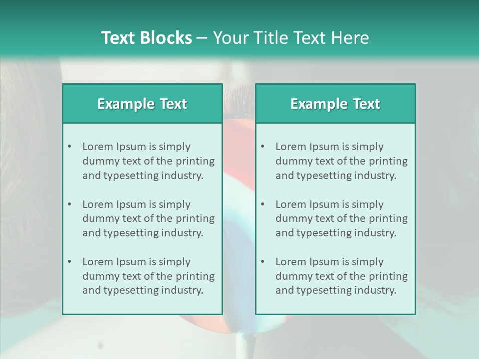 Skin Young Fashionable PowerPoint Template