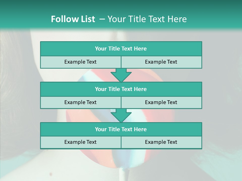 Skin Young Fashionable PowerPoint Template