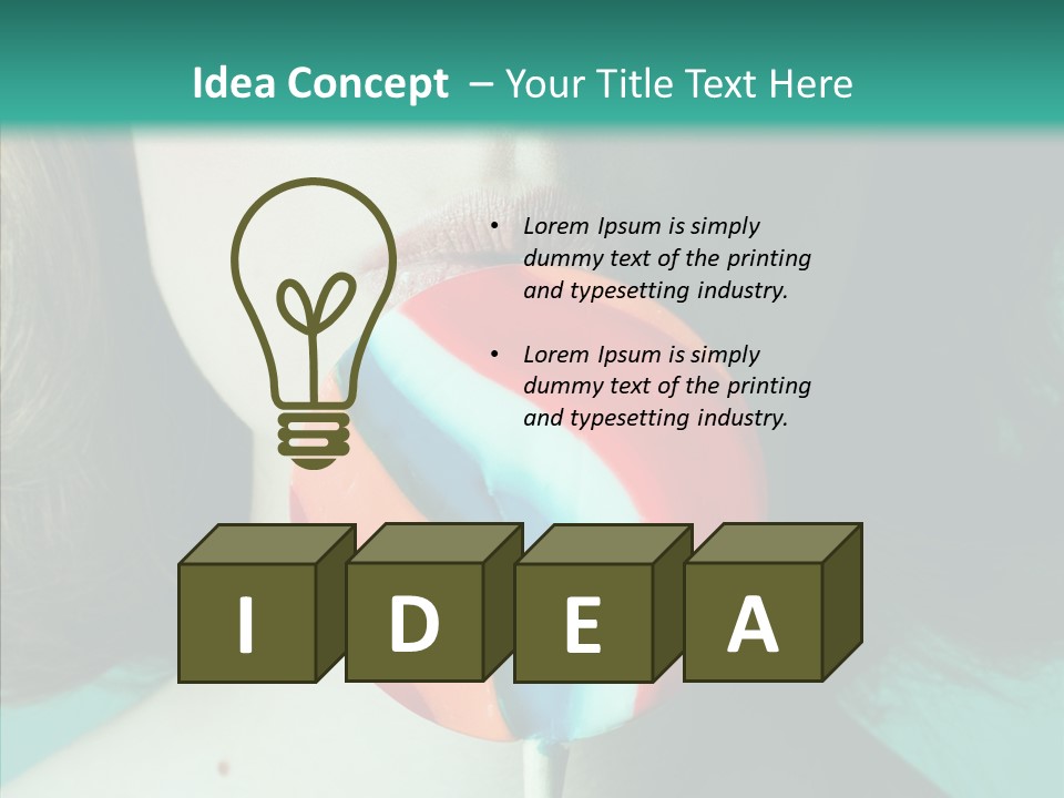 Skin Young Fashionable PowerPoint Template