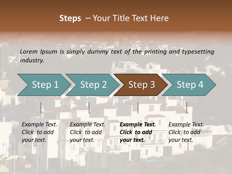 Spain Vista Vacation PowerPoint Template