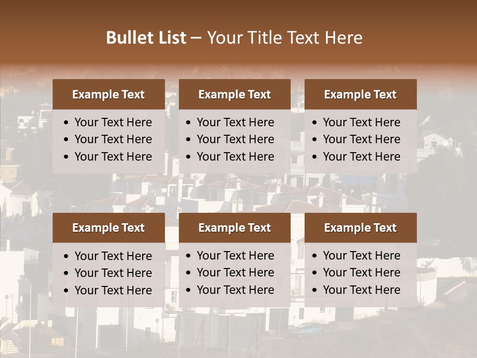 Spain Vista Vacation PowerPoint Template