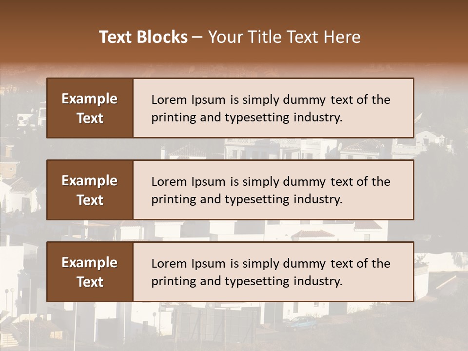Spain Vista Vacation PowerPoint Template