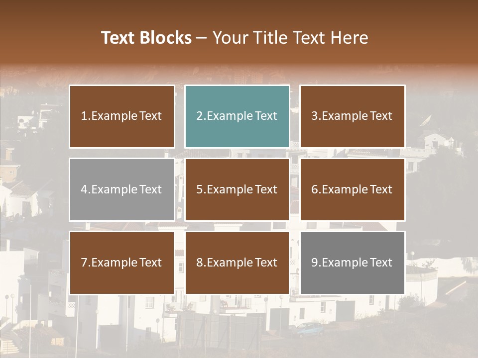 Spain Vista Vacation PowerPoint Template